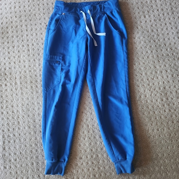 Figs Blue Medical Scrubs with Elastic Waistband Size XS - Picture 2 of 3